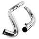 Echappement Pour Harley-davidson Sportster Dyna Softail Touring Drag Pipe Chrome