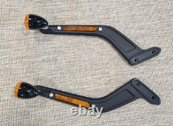 Ensemble de 2 garde bout support clignotant arriere harley davidson softail 2018