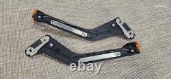 Ensemble de 2 garde bout support clignotant arriere harley davidson softail 2018