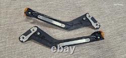 Ensemble de 2 garde bout support clignotant arriere harley davidson softail 2018