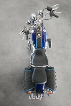 FRANKLIN MINT HARLEY DAVIDSON Héritage Softail 1997 moto casque montre support