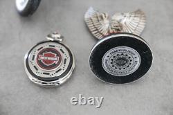FRANKLIN MINT HARLEY DAVIDSON Héritage Softail 1997 moto casque montre support