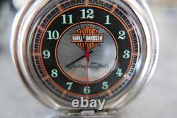 FRANKLIN MINT HARLEY DAVIDSON Héritage Softail 1997 moto casque montre support