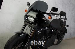 HARLEY DAVIDSON SOFTAIL FAT BOB 114 2018-24 PARE-BRISE HAUTE ÉCRAN CHOPPER 57 cm