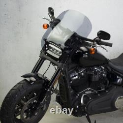 HARLEY DAVIDSON SOFTAIL FAT BOB 114 2018-24 PARE-BRISE HAUTE ÉCRAN CHOPPER 57 cm