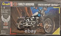 Harley Davidson Fxsts Springer Softail 1/9 Revell / Protar / Scelle Rare