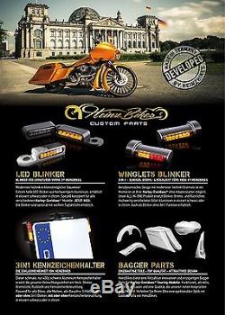 Heinzbikes LED Raccords Combinaison clignotant-feu de position SOFTAIL -14