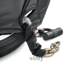 Housse de protection moto Harley-Davidson Dyna, Softail & V-Rod Noire & Orange