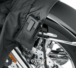 Housse de protection moto Harley-Davidson Dyna, Softail & V-Rod Noire & Orange