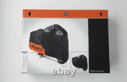 Housse de protection moto Harley-Davidson Dyna, Softail & V-Rod Noire & Orange