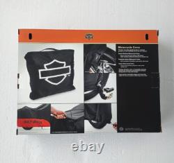 Housse de protection moto Harley-Davidson Dyna, Softail & V-Rod Noire & Orange