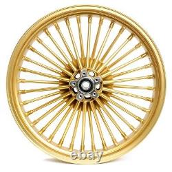 Jante Big Spoke avant 3.5x21 pour Harley Heritage Softail Classic / 114 or
