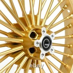 Jante Big Spoke avant 3.5x21 pour Harley Heritage Softail Classic / 114 or