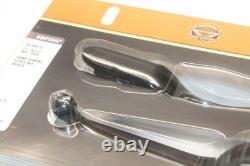 KIT LEVIERS NOIRS pour HARLEY DAVIDSON SOFTAIL. Ref 36700065 ORIGINAL