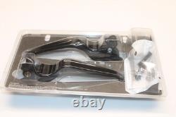 KIT LEVIERS NOIRS pour HARLEY DAVIDSON SOFTAIL. Ref 36700065 ORIGINAL