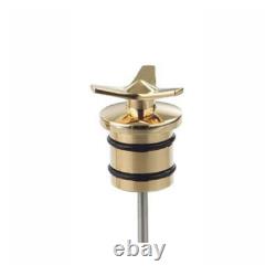 Kustom Tech Jaugeur Spinner Brass Polie pour Harley-Davidson Softail 00-17