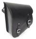 Ledrie Sacoche De Selle En Cuir Noir 12 Litre, Pour Harley Davidson Softail