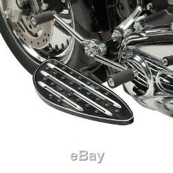 Marchepieds aluminium pour Harley Davidson Touring et Softail 86-20 noir