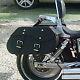 Moto Cuir Noir Sacoches Sacoche Harley Davidson Pour Fatboy C12a