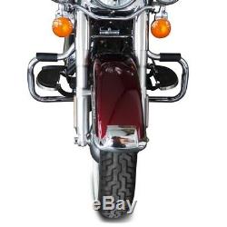 Pare-Chocs pour Harley Davidson Heritage Softail Classic 00-17 Moustache Chrome