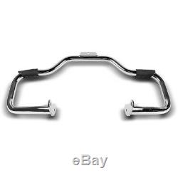 Pare carter pour Harley Davidson Heritage Softail Classic 00-17 Mustache chrome