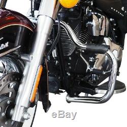 Pare carter pour Harley Davidson Softail 2000-2017 Mustache chrome