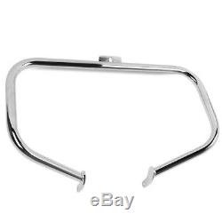 Pare carter pour Harley Davidson Softail Deluxe 05-17 Craftride ST2 chrome