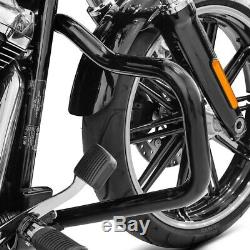 Pare cylindre Mustache pour Harley Davidson Softail 18-19 noir