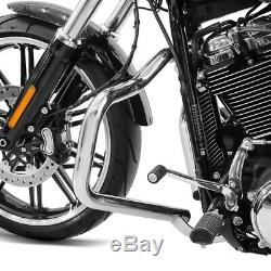 Pare cylindre Mustache pour Harley Davidson Softail 18-20 inox