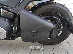 Poche Latérale Odin Blackline Noir Harley Davidson Softail Limitée HD Concepteur