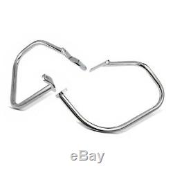 Protections de sacoches pour Harley Davidson Softail 00-17 chrome