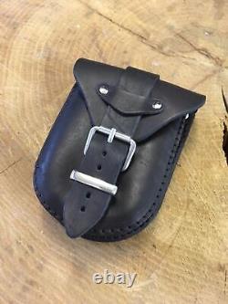 Réservoir Orletanos Avec Petit Sac Convient pour Harley Davidson Softail Cuir