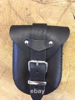 Réservoir Orletanos Avec Petit Sac Convient pour Harley Davidson Softail Cuir