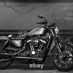 Rétroviseur noir LED clignotant arrow panel pour Harley-Davidson softail deluxe