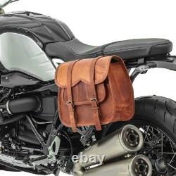 Sacoche cavalière pour Harley Davidson Softail Slim / Standard SV1B marron
