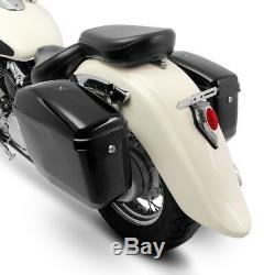 Sacoches rigides Nevada 20l pour Harley Davidson Softail Deuce/ Fat Bob/ Slim