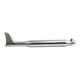 Silencieux Fishtail Chrome, Pour Harley Davidson Softail Dyna Pelle Mécanique