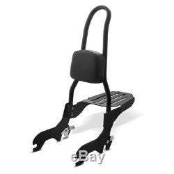 Sissy Bar CSL + porte bagages pour Harley-Davidson Softail 18-19 noir