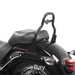 Sissy Bar CSS Fix pour Harley-Davidson Softail 07-17 porte bagages noir