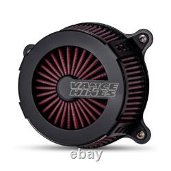 Vance & Hines Cage Combattant Noir Filtre pour Harley-Davidson Softail Dyna Fl