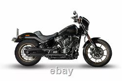 Zard Épuiser Harley-Davidson Softail Street Bob / Low Rider Euro 4/5 Noir